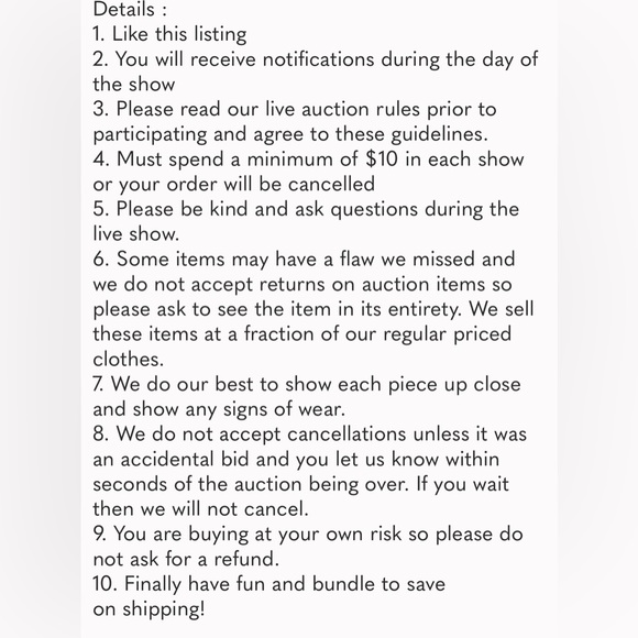 Like this listing to be notified of my live shows - Picture 10 of 11